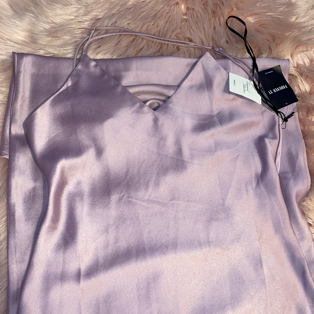 Silk Split Dress